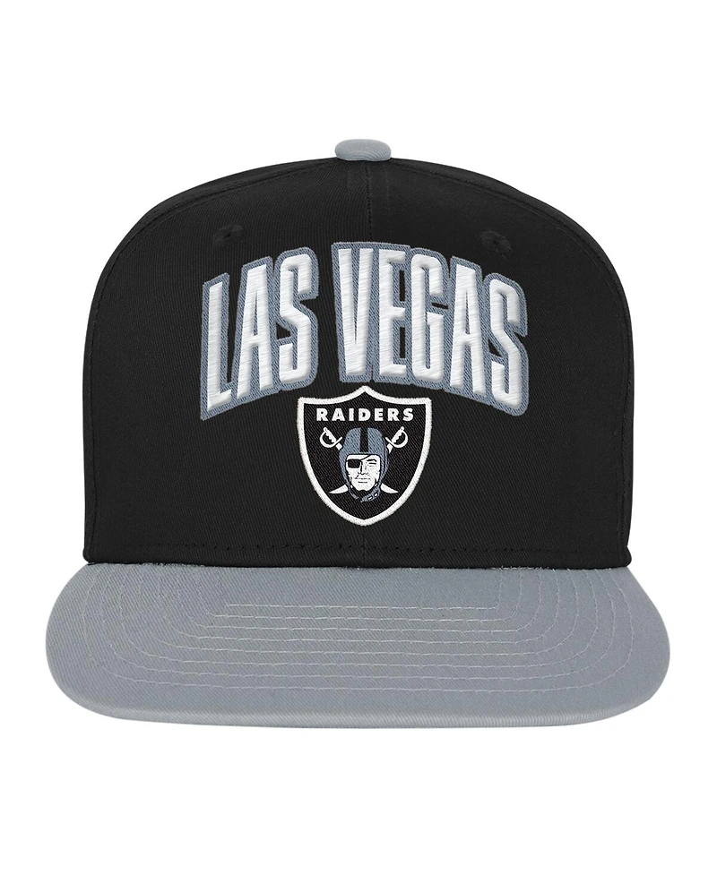 Outerstuff Preschool Black Las Vegas Raiders Essentials Adjustable Hat