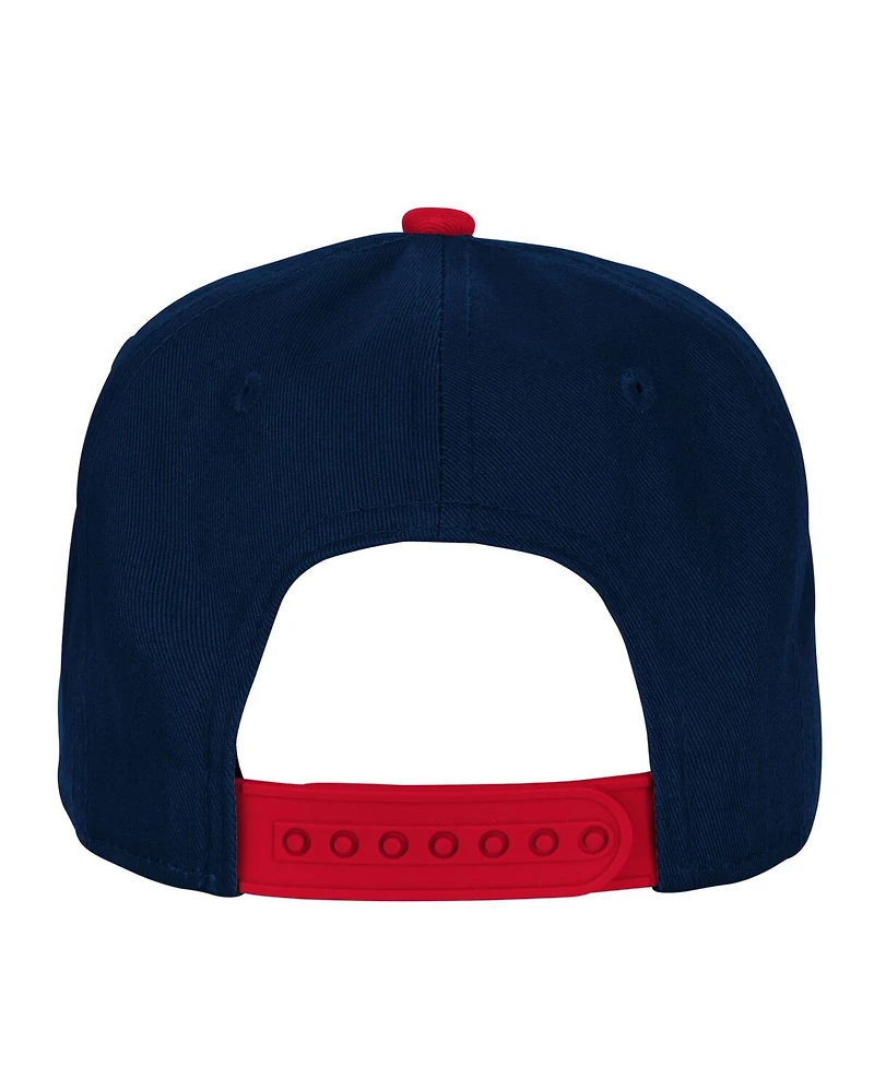 Outerstuff Big Boys and Girls Navy New England Patriots Essentials Adjustable Hat