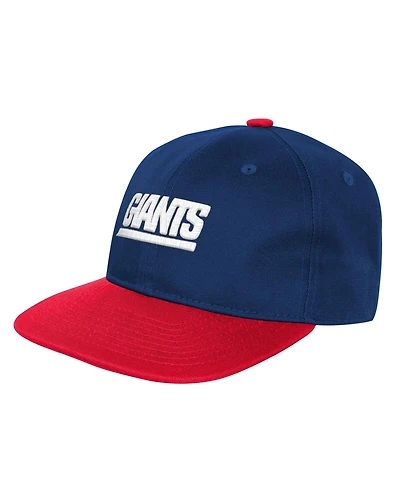 Outerstuff Big Boys and Girls Royal New York Giants True Retro Adjustable Hat