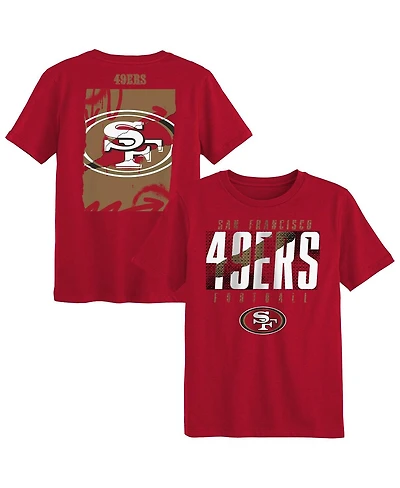 Outerstuff Preschool Scarlet San Francisco 49ers Posterize T-Shirt
