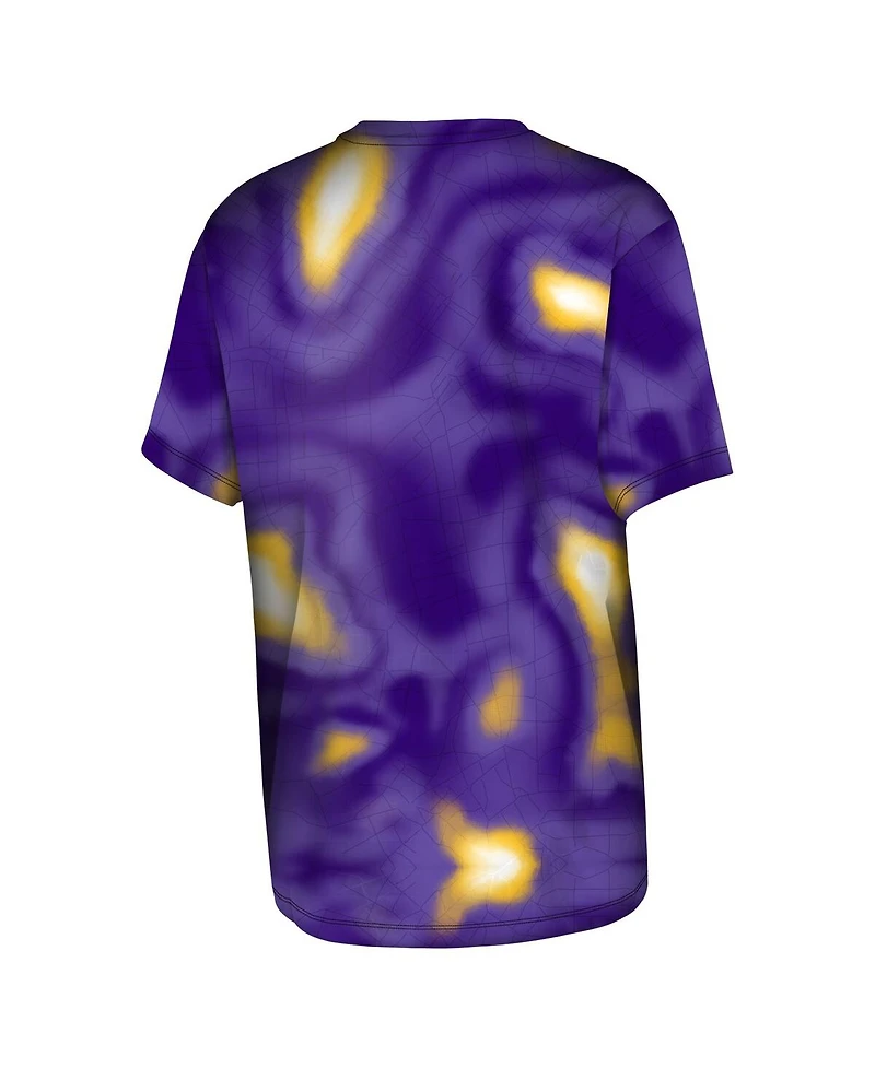 Outerstuff Big Boys and Girls Purple Minnesota Vikings End Zone Dri-Tek T-Shirt