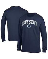 Champion Men's Navy Penn State Nittany Lions Arch Over Logo Long Sleeve T-Shirt