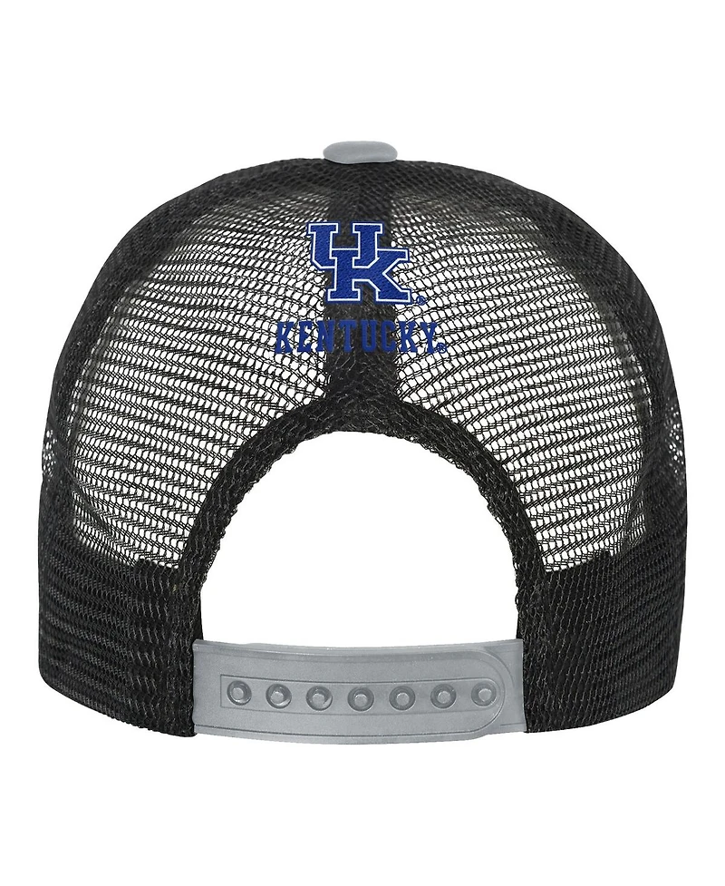 Outerstuff Big Boys and Girls Royal/Cream Kentucky Wildcats Modern Fan Trucker Adjustable Hat