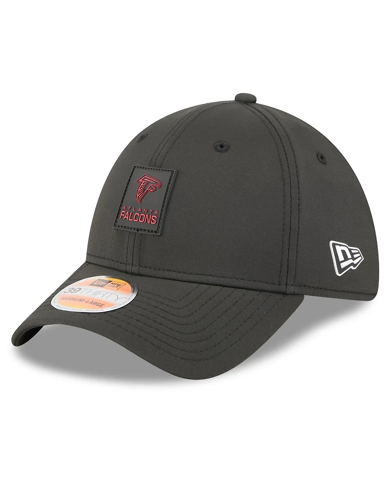 New Era Men's Black Atlanta Falcons 2025 Sideline 39THIRTY Flex Hat