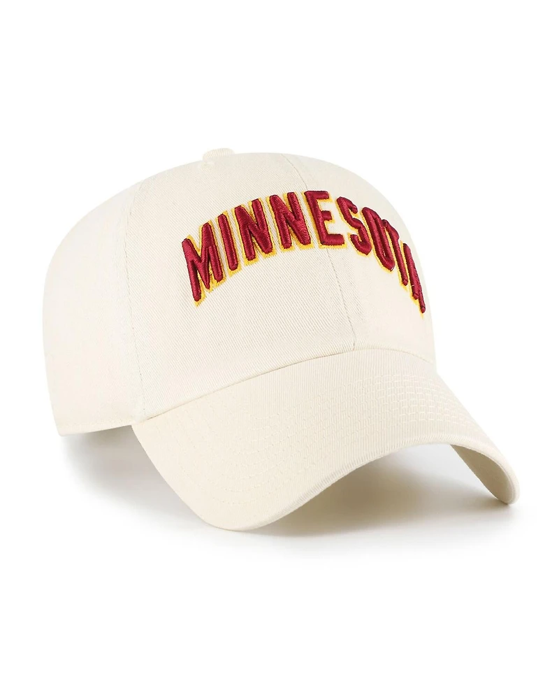 '47 Brand Men's Sand Minnesota Golden Gophers Vault Clean Up Adjustable Hat