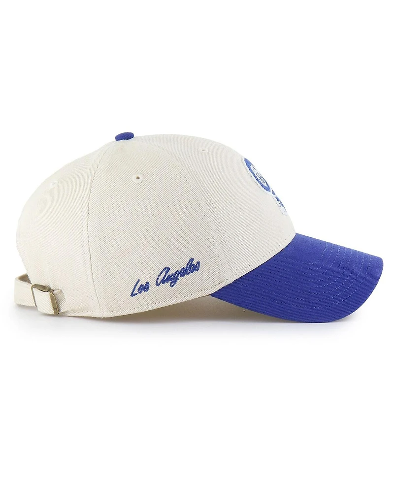 '47 Brand Men's Cream/Royal Los Angeles Rams Fairfield Mvp Throwback Adjustable Hat