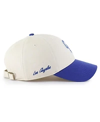'47 Brand Men's Cream/Royal Los Angeles Rams Fairfield Mvp Throwback Adjustable Hat