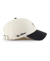 '47 Brand Men's Cream/Black New Orleans Saints Fairfield Mvp Throwback Adjustable Hat