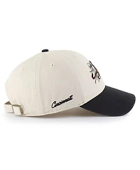 '47 Brand Men's Cream/Black Cincinnati Bengals Fairfield Mvp Throwback Adjustable Hat