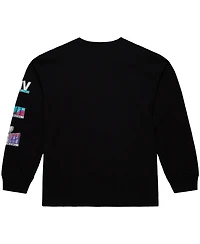 Mitchell & Ness Men's Black Kansas City Chiefs Training Camp Vintage Logos Long Sleeve T-Shirt