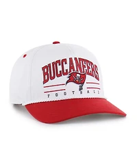 '47 Brand Men's White/Red Tampa Bay Buccaneers Roscoe Two-Toned Hitch Adjustable Hat