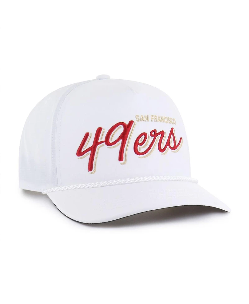 47 Brand Men's White San Francisco 49ers Brrr Fairway Hitch Adjustable Hat