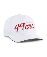 47 Brand Men's White San Francisco 49ers Brrr Fairway Hitch Adjustable Hat