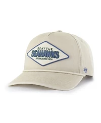 '47 Brand Men's Khaki Seattle Seahawks Cairn Hitch Adjustable Hat
