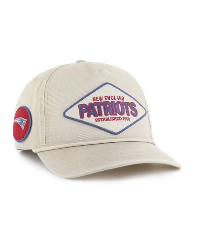 '47 Brand Men's Khaki New England Patriots Cairn Hitch Adjustable Hat