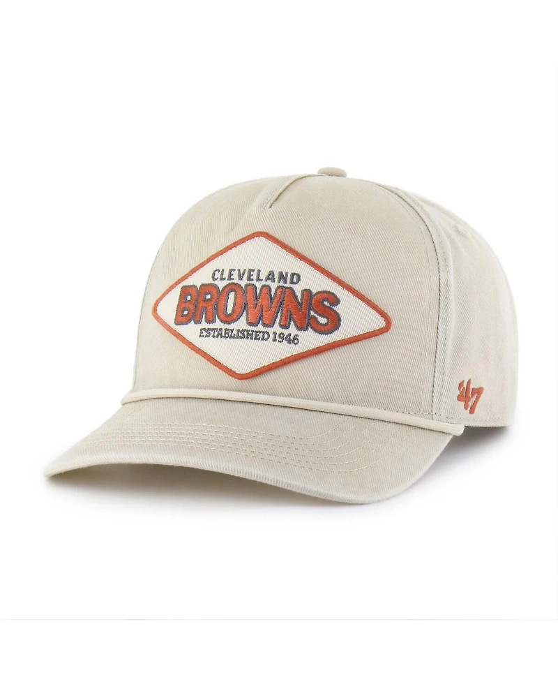 '47 Brand Men's Khaki Cleveland Browns Cairn Hitch Adjustable Hat