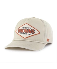 '47 Brand Men's Khaki Cleveland Browns Cairn Hitch Adjustable Hat