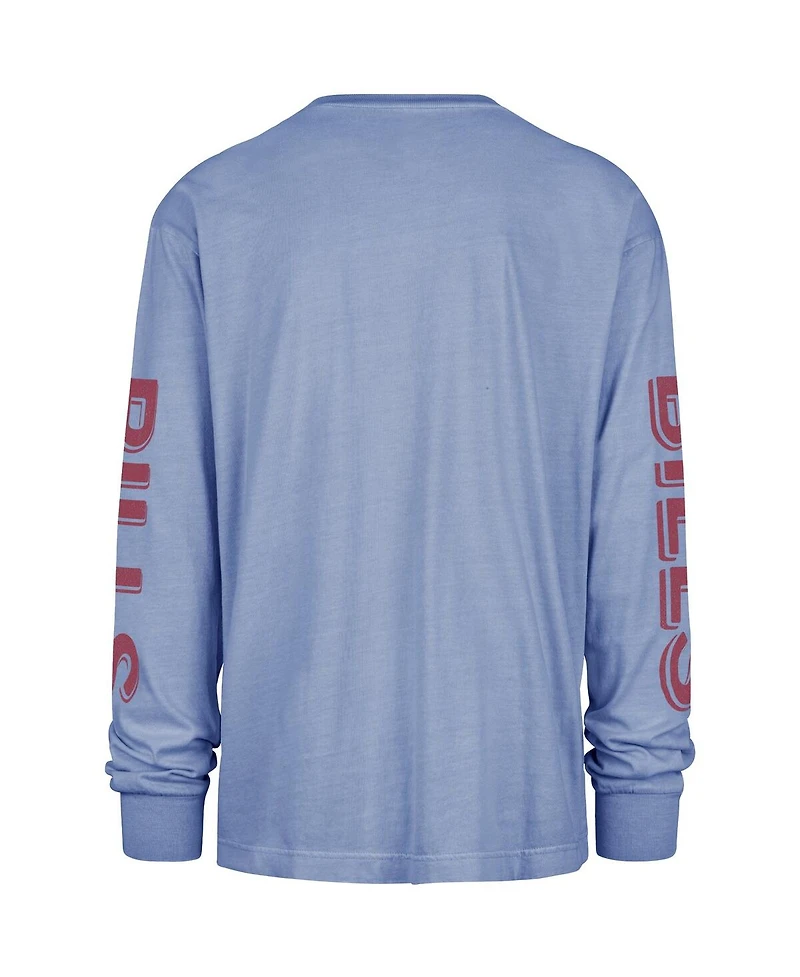 47 Brand Men's Light Blue Buffalo Bills Cairn Ravine Foundation Throwback Long Sleeve T-Shirt
