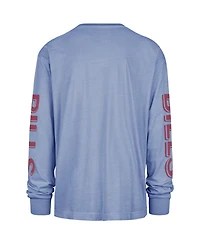 47 Brand Men's Light Blue Buffalo Bills Cairn Ravine Foundation Throwback Long Sleeve T-Shirt