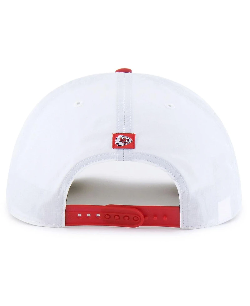 '47 Brand Men's White/Red Kansas City Chiefs Suburbia Hitch Two-Tone Adjustable Hat