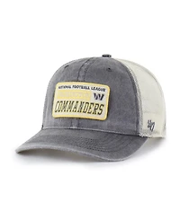 '47 Brand Men's Charcoal Washington Commanders Canteen Relaxed Trucker Adjustable Hat