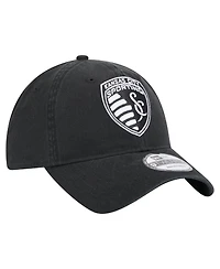 New Era Men's Black Sporting Kansas City 2025 Kickoff 9TWENTY Adjustable Hat