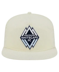New Era Men's Cream Vancouver Whitecaps Fc 2025 Kickoff Snapback Golfer Hat