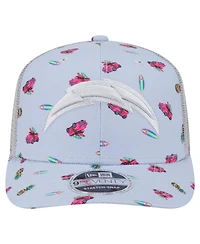 New Era Men's Light Blue Los Angeles Chargers Adventure Surfboard 9SEVENTY Adjustable Hat