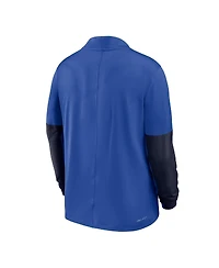 Nike Men's Royal Byu Cougars Dri-fit Half-Zip Pullover Sweatshirt