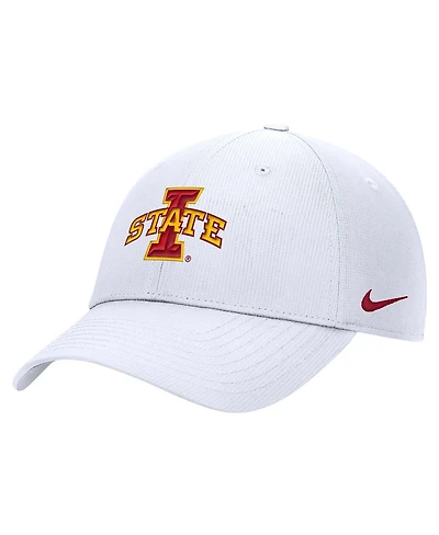 Nike Men's White Iowa State Cyclones 2025 On-Field Club Performance Adjustable Hat
