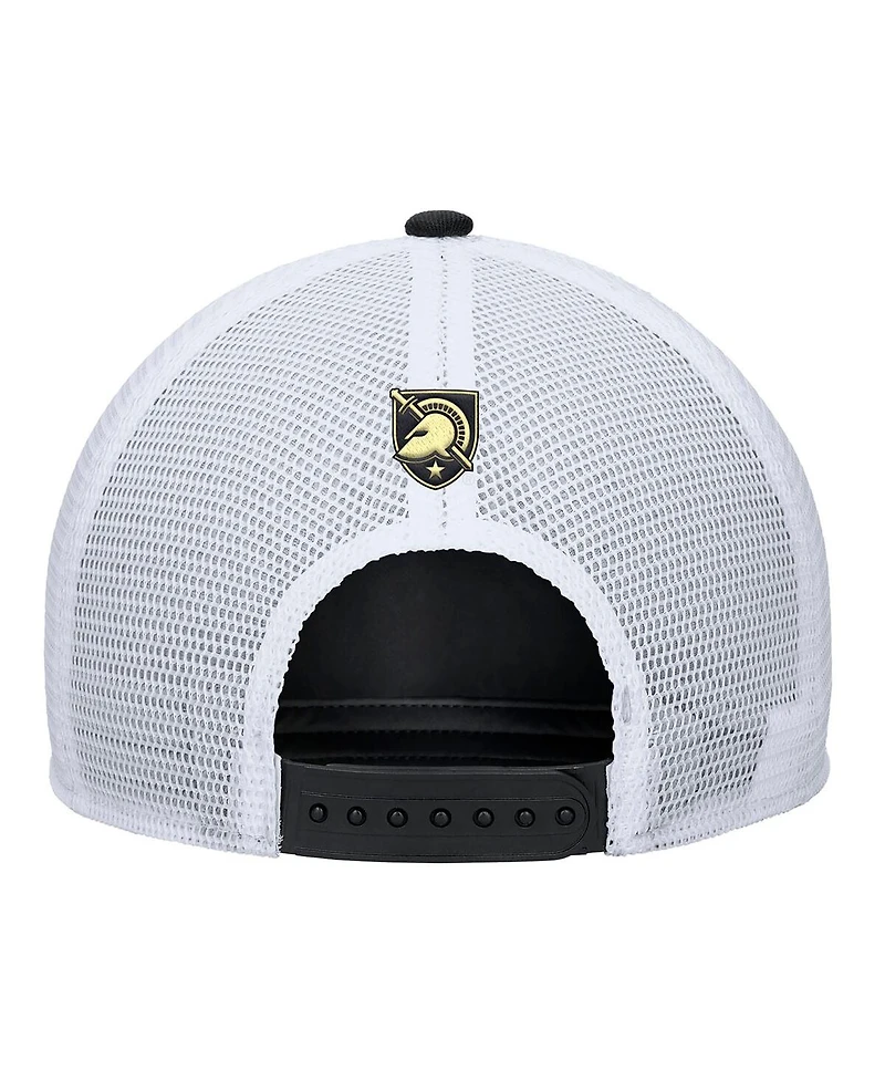 Nike Men's Black Army Black Knights 2025 On-Field Rise Trucker Performance Adjustable Hat