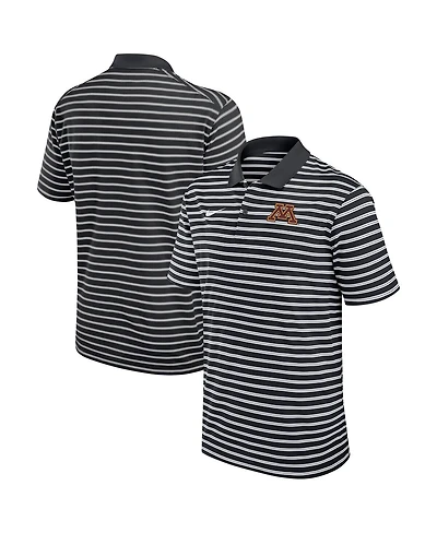 Nike Men's Black Minnesota Golden Gophers Victory Stripe Performance Polo Shirt