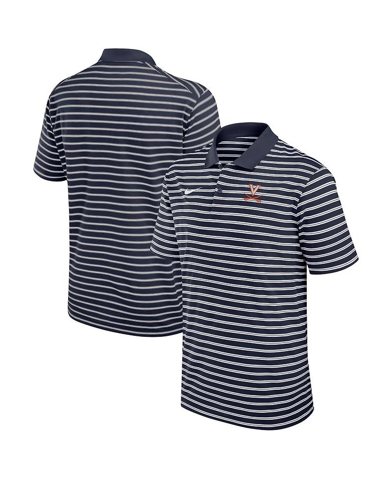 Nike Men's Navy Virginia Cavaliers Victory Stripe Performance Polo Shirt