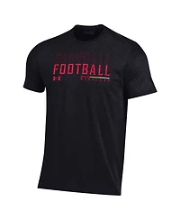 Under Armour Men's Black Maryland Terrapins 2024 Sideline Football Performance T-Shirt