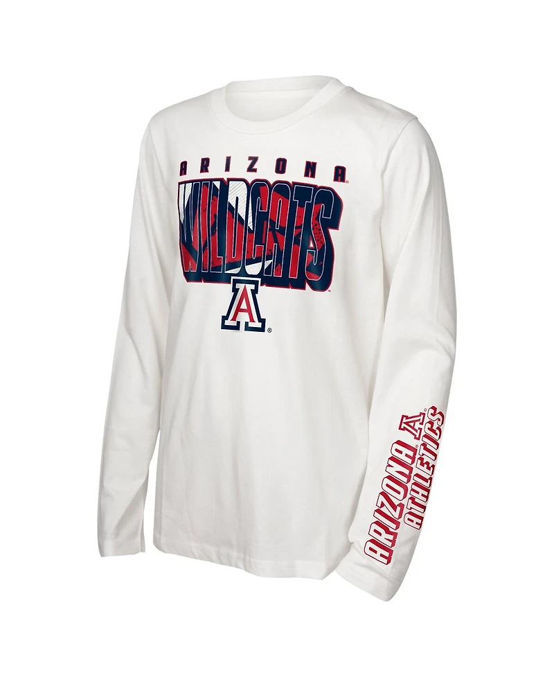 Outerstuff Big Boys and Girls 2-Pack Arizona Wildcats the Mix T-Shirt Combo Set