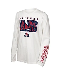 Outerstuff Big Boys and Girls 2-Pack Arizona Wildcats the Mix T-Shirt Combo Set