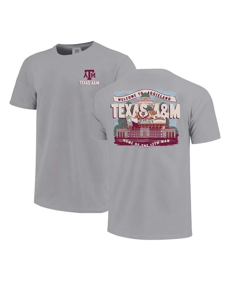 Image One Big Boys and Girls Gray Texas A M Aggies Local Campus Scene T-Shirt