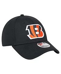 New Era Big Boys and Girls Black Cincinnati Bengals Main 9FORTY Adjustable Hat