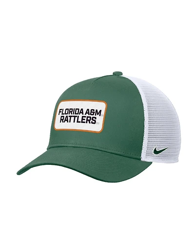 Nike Men's Green Florida A M Rattlers 2025 On-Field Rise Trucker Performance Adjustable Hat