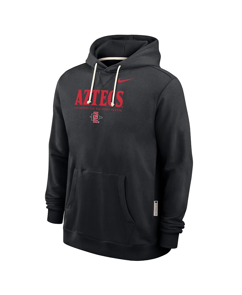 Nike Men's Black San Diego State Aztecs 2025 Sideline Dri-fit Hoodie