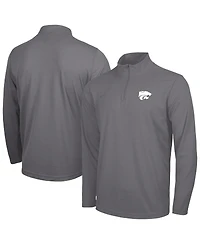 Nike Men's Gray Kansas State Wildcats Intensity Performance Quarter-Zip Pullover Sweatshirt