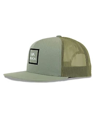 Rvca Men's Light Green Rvca Va All The Way Trucker Snapback Hat