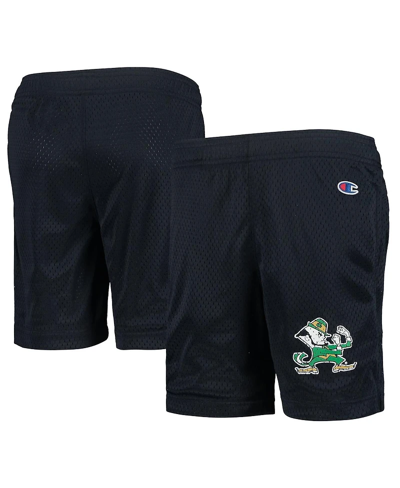 Champion Big Boys and Girls Navy Notre Dame Fighting Irish Classic Mesh Shorts