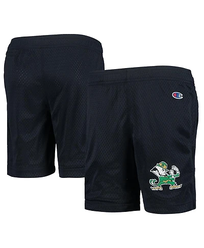 Champion Big Boys and Girls Navy Notre Dame Fighting Irish Classic Mesh Shorts