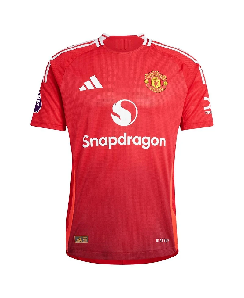 Adidas Men's Rasmus Højlund Red Manchester United 2024/25 Home Authentic Player Jersey