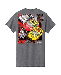 Team Penske Men's Heather Gray Car T-Shirt