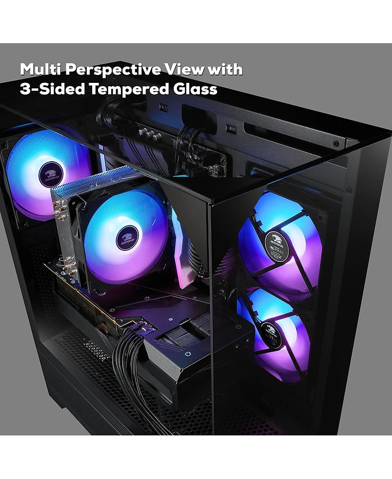 Ibuypower Element Se Gaming Pc Desktop - Amd Ryzen 5 5500, Nvidia GeForce Rtx 5060 8GB, 16GB DDR4 Ram, 1TB NVMe Ssd