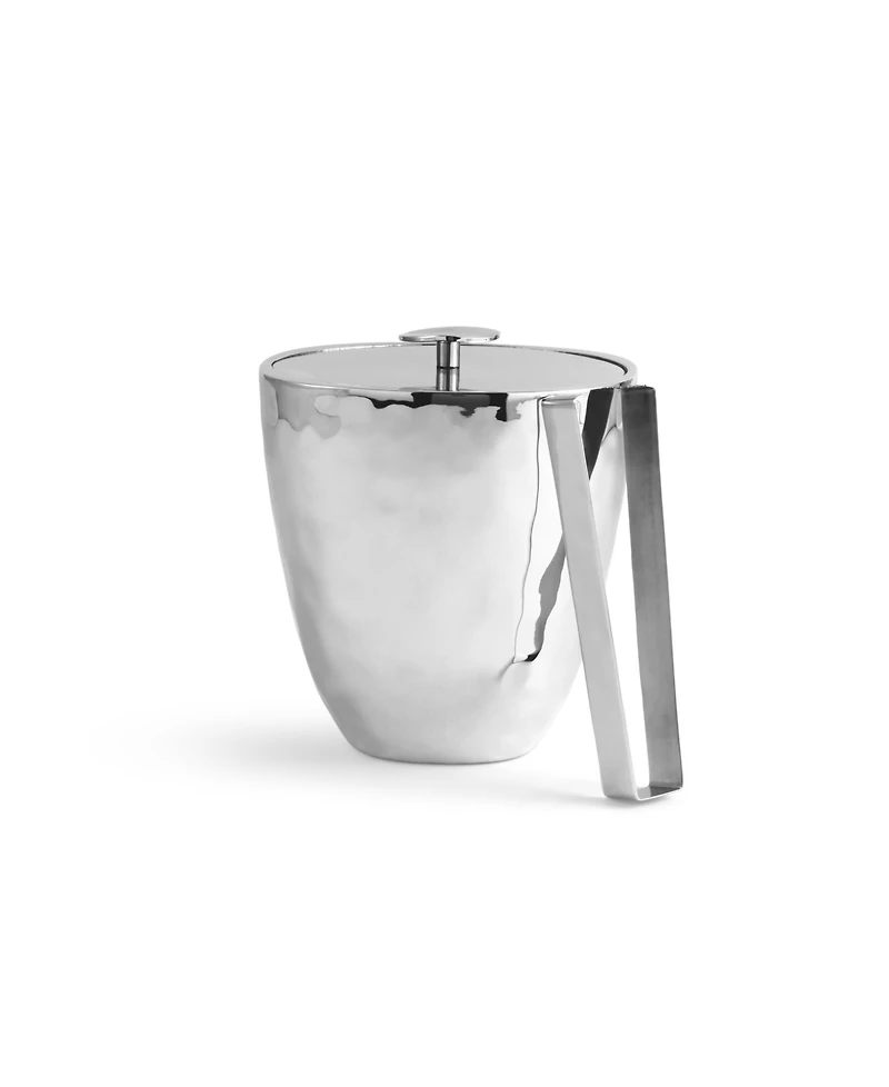 Michael Aram Reflective Ice Bucket with Tongs