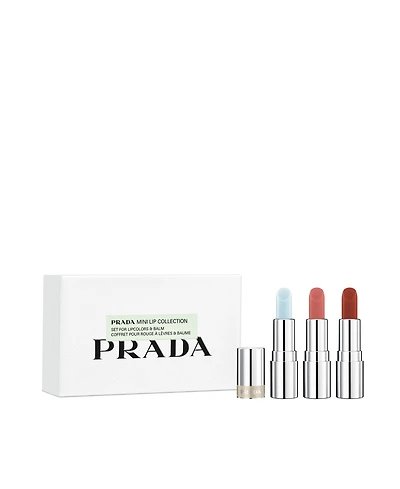 Prada Beauty 3-Piece Mini Lipsticks and Lip Balm Set