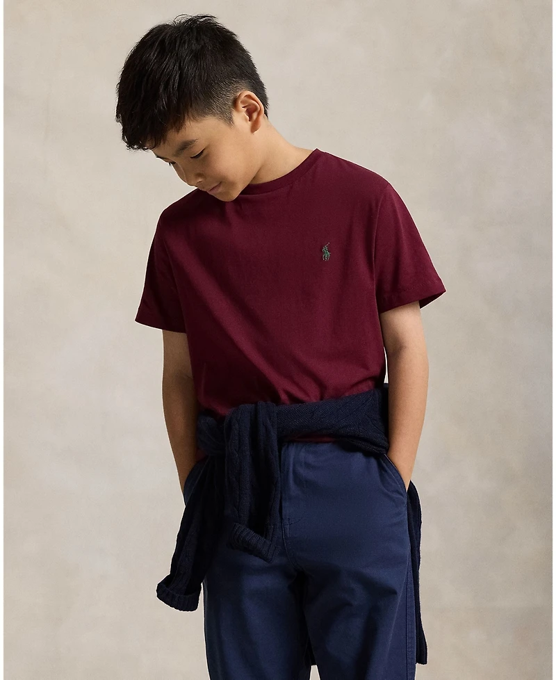 Polo Ralph Lauren Big Boys Cotton Jersey Crewneck T-Shirt